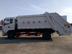 东风12方后装压缩直压垃圾车