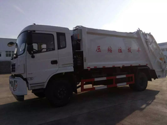 东风12方后装压缩直压垃圾车