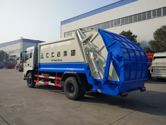 东风专底12方压缩式垃圾车