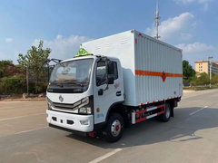 东风多利卡D6国六易燃液体厢式运输车
