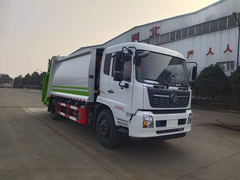 东风天锦15立方压缩式垃圾车