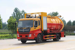 东风天锦国六15方清洗吸污车