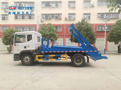 东风天锦国六摆臂式垃圾车