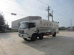 东风天锦小三轴30方散装饲料车