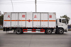 东风天锦小三轴国六易燃气体厢式运输车