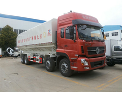 东风天龙前四后八40方散装饲料运输车