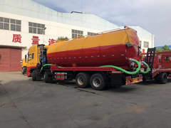 东风天龙后八轮清洗吸污车