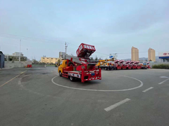 东风涂逸全新升级32米蓝牌云梯车