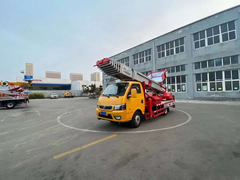 东风涂逸全新升级32米蓝牌云梯车