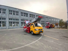 东风涂逸全新升级32米蓝牌云梯车