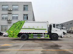 国六 东风天锦14方压缩式垃圾车