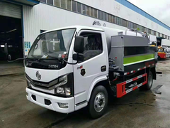 国六蓝牌东风5方清洗吸污车
