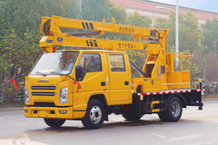 江铃13米双排蓝牌高空作业车