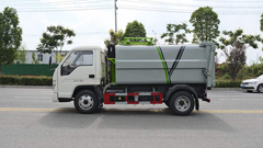 福田小卡3侧挂压缩垃圾车