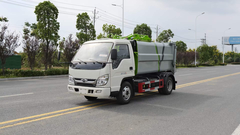 福田小卡3侧挂压缩垃圾车