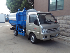 福田驭菱3方蓝牌挂桶式垃圾车