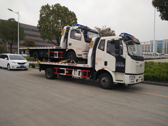 解放一拖二清障车