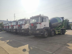 陕汽M3000S前四后八国六12方搅拌车