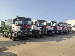 陕汽M3000S前四后八国六12方搅拌车