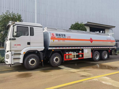 陕汽德龙M3000前四后八国六20吨铝合金运油车