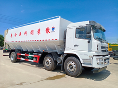 陕汽轩德X6小三轴国六饲料车