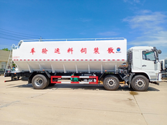 陕汽轩德X6小三轴国六饲料车